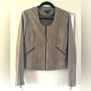 Faux leather jacket